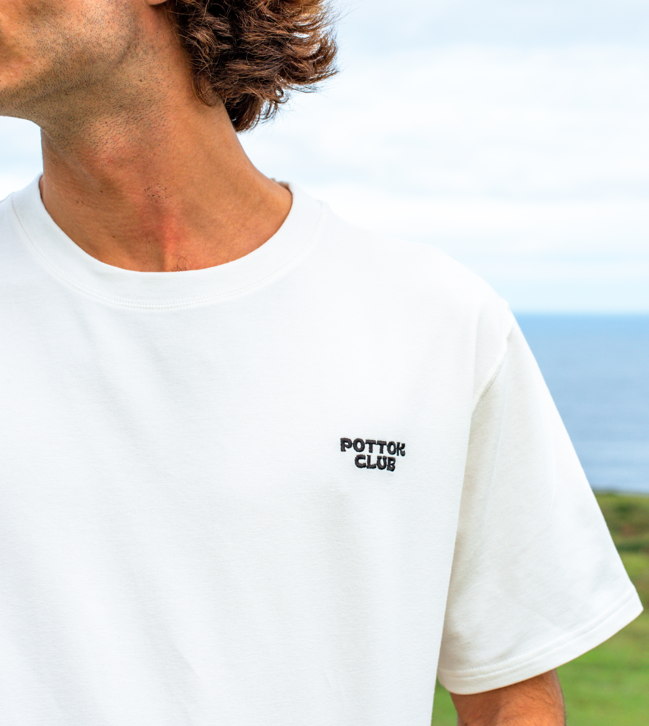 t-shirt klasikoa blanc