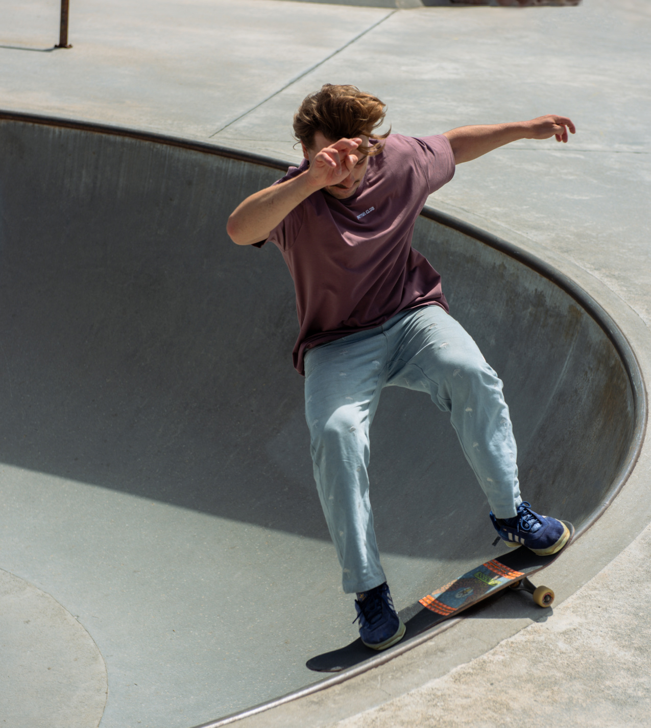 front smith t-shirt oversize bordeaux zentroa