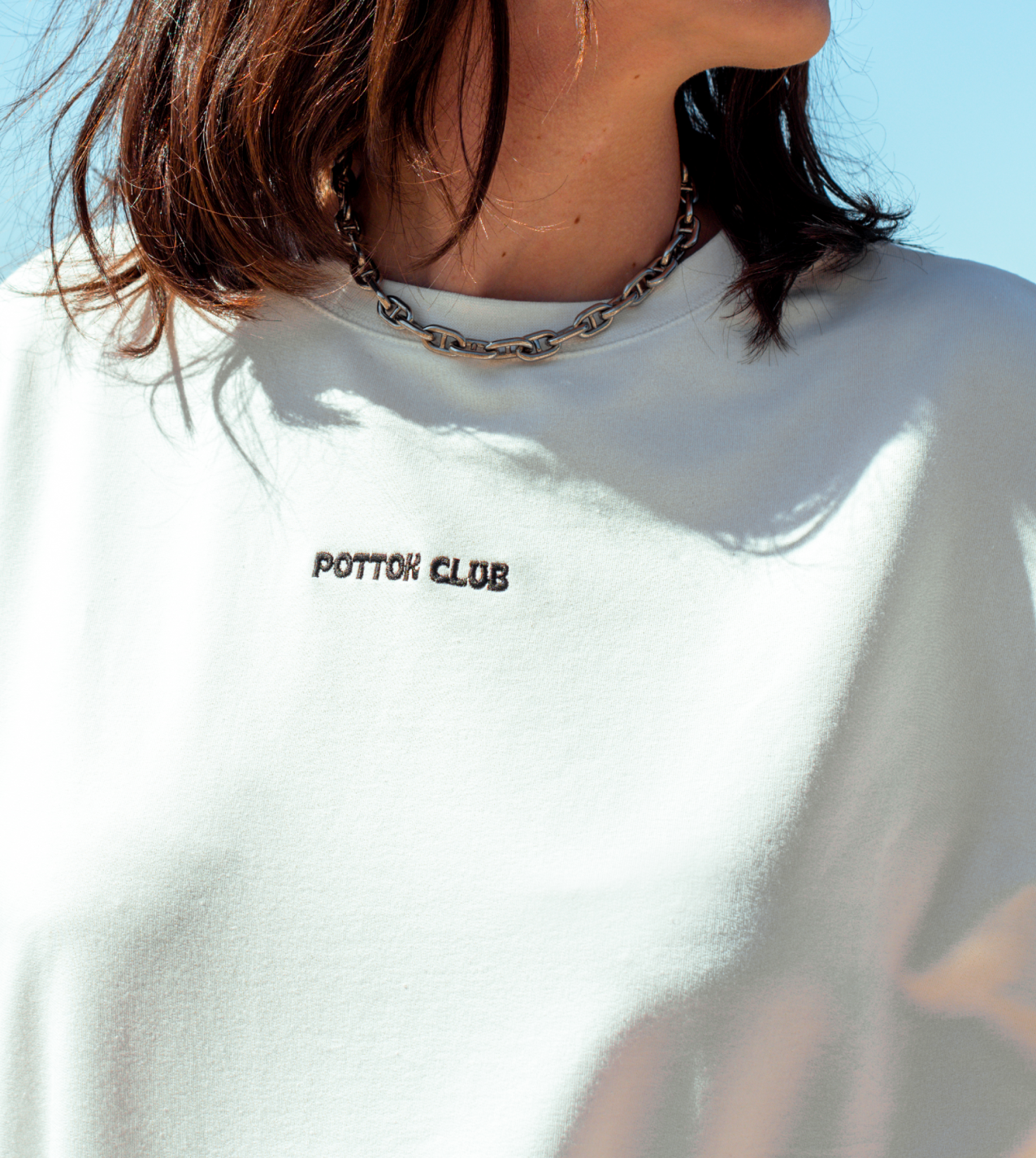t-shirt oversize blanc zentroa