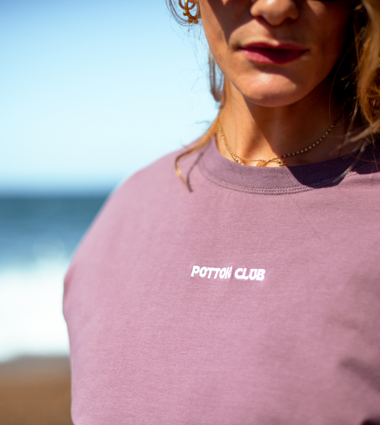 t-shirt oversize bordeaux zentroa